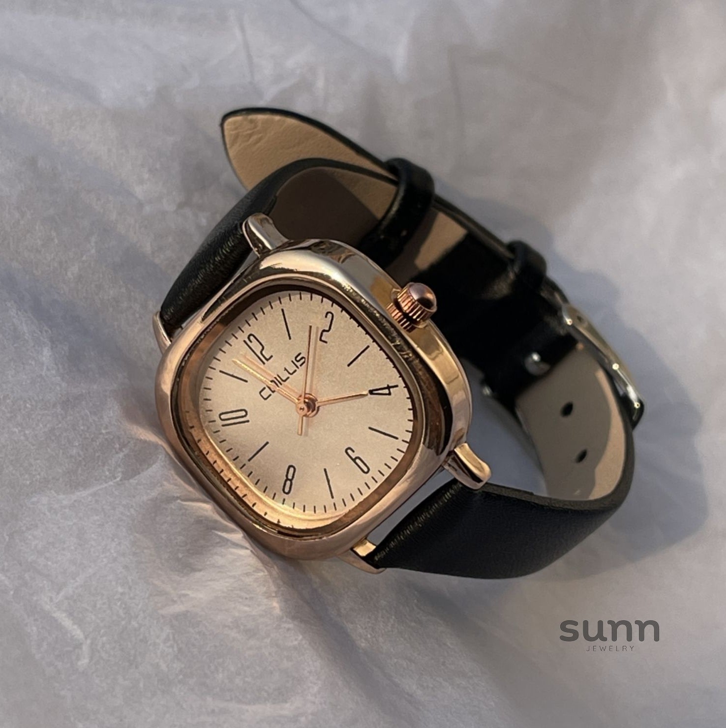 Jaylie Luxe Square Dial Watch [PBQERCOQ]