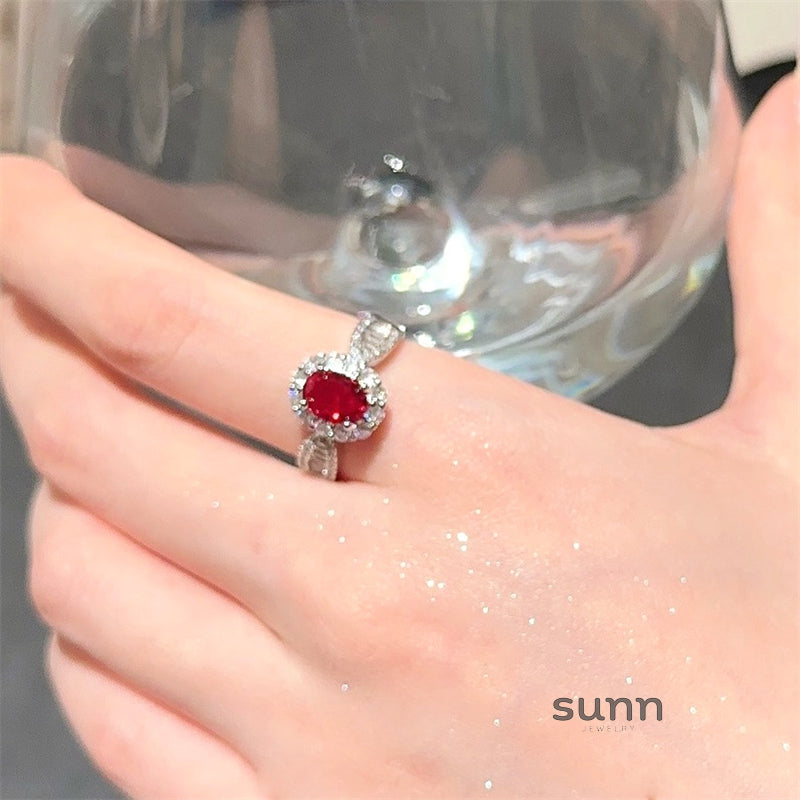 Jaylin Pomegranate Zircon Ring [WETYZB5X]