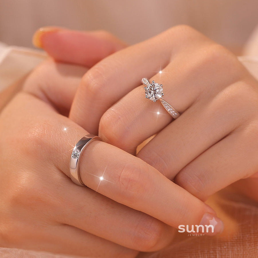 Jaylynn Radiant Couple's Ring [4Q36HCR3]