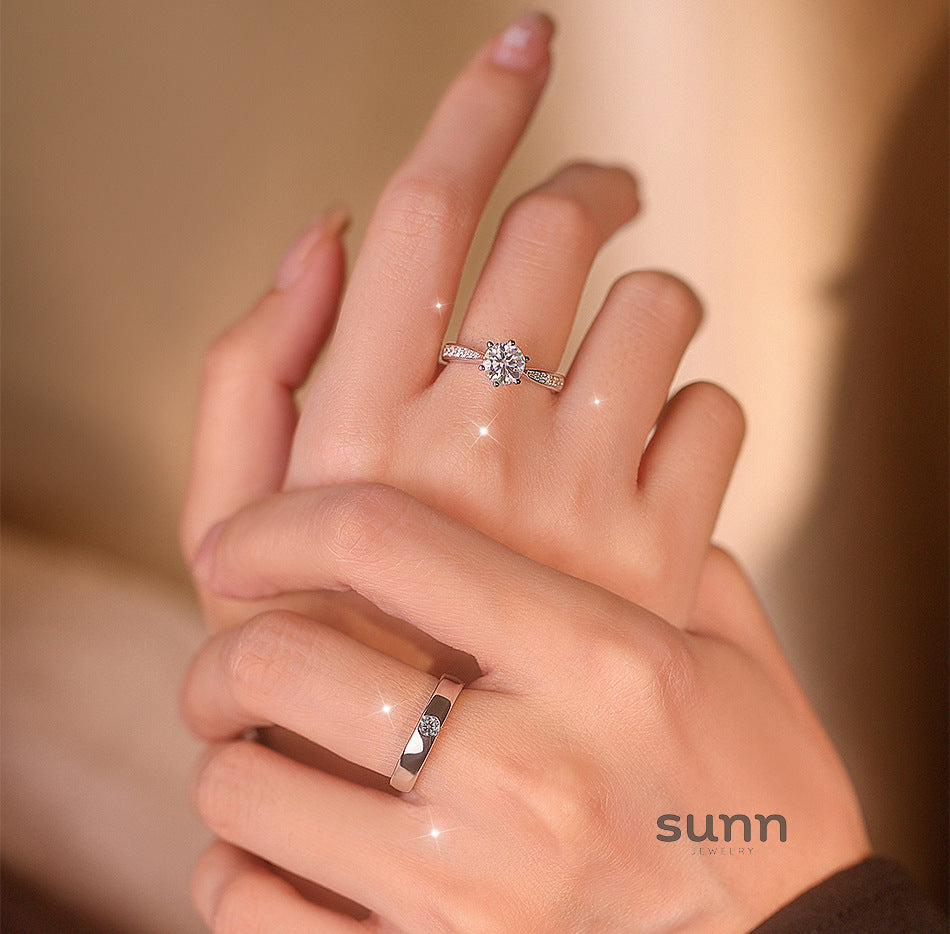 Jaylynn Radiant Couple's Ring [GRGLQ75C]