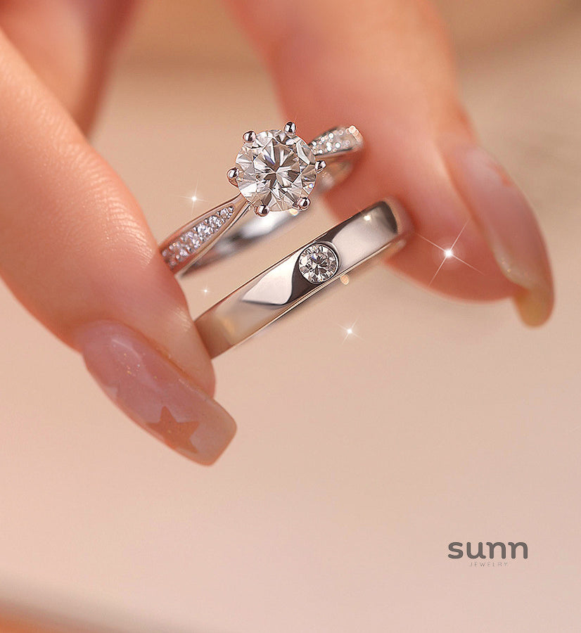 Jaylynn Radiant Couple's Ring [G4D778RB]