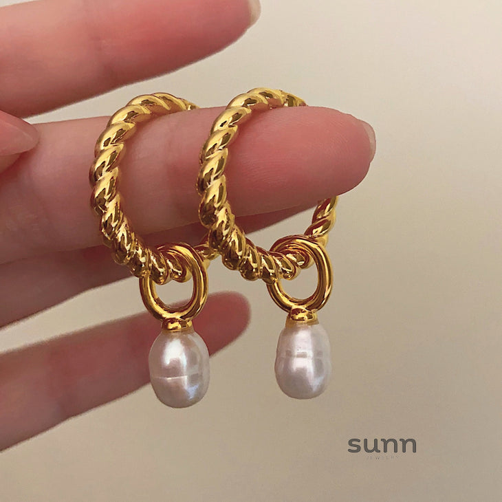 Jazaria Baroque Pearl Drop Earrings [9QBHBBW2]