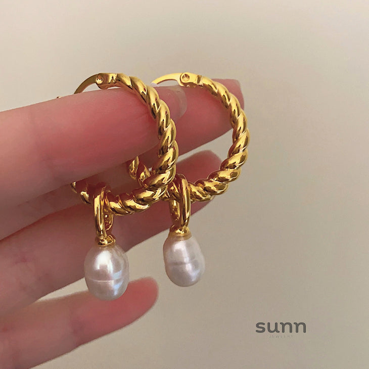 Jazaria Baroque Pearl Drop Earrings [OKCYGP4P]