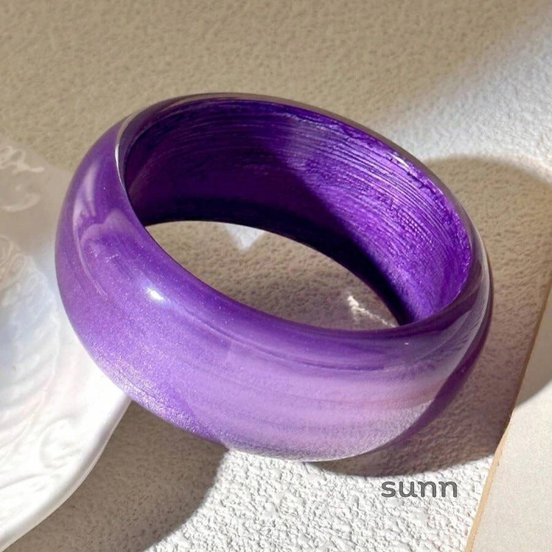 Jaziyah Irregular Colorful Resin Bracelet [N0788RUO]
