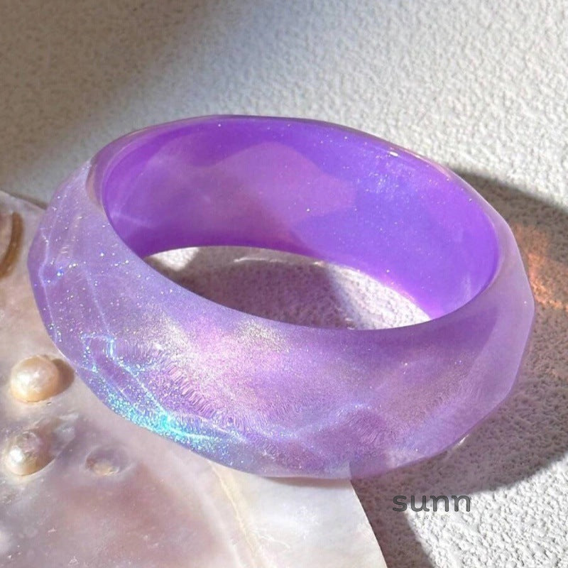 Jaziyah Irregular Colorful Resin Bracelet [S0Z8F4OC]