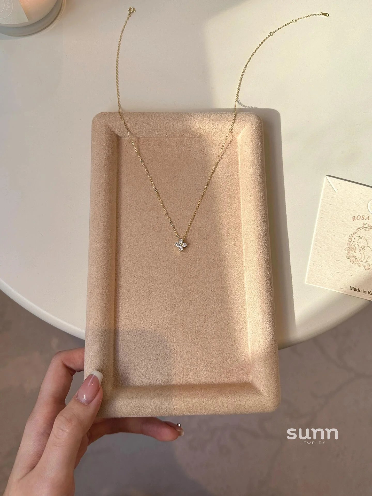 Jazzlyn Celestial Clover Necklace