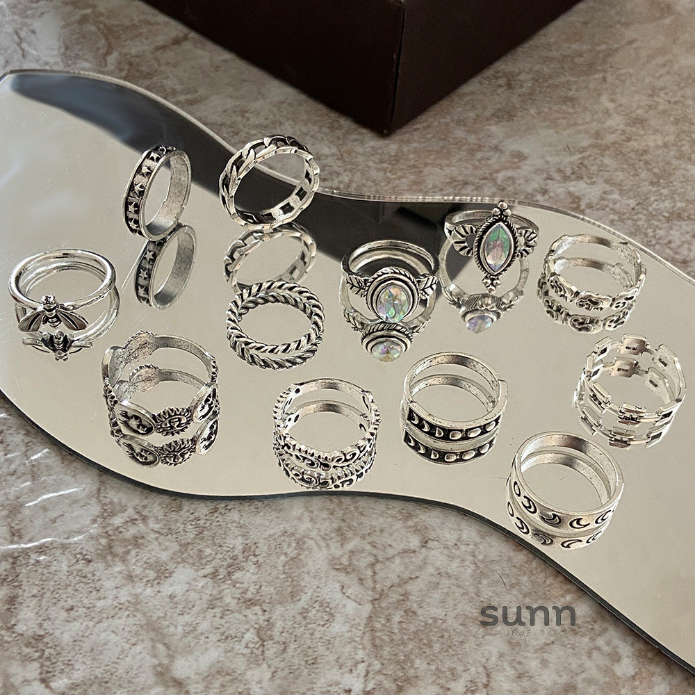 Jazzlyn Dainty Layered Rings [UZE0JX03]