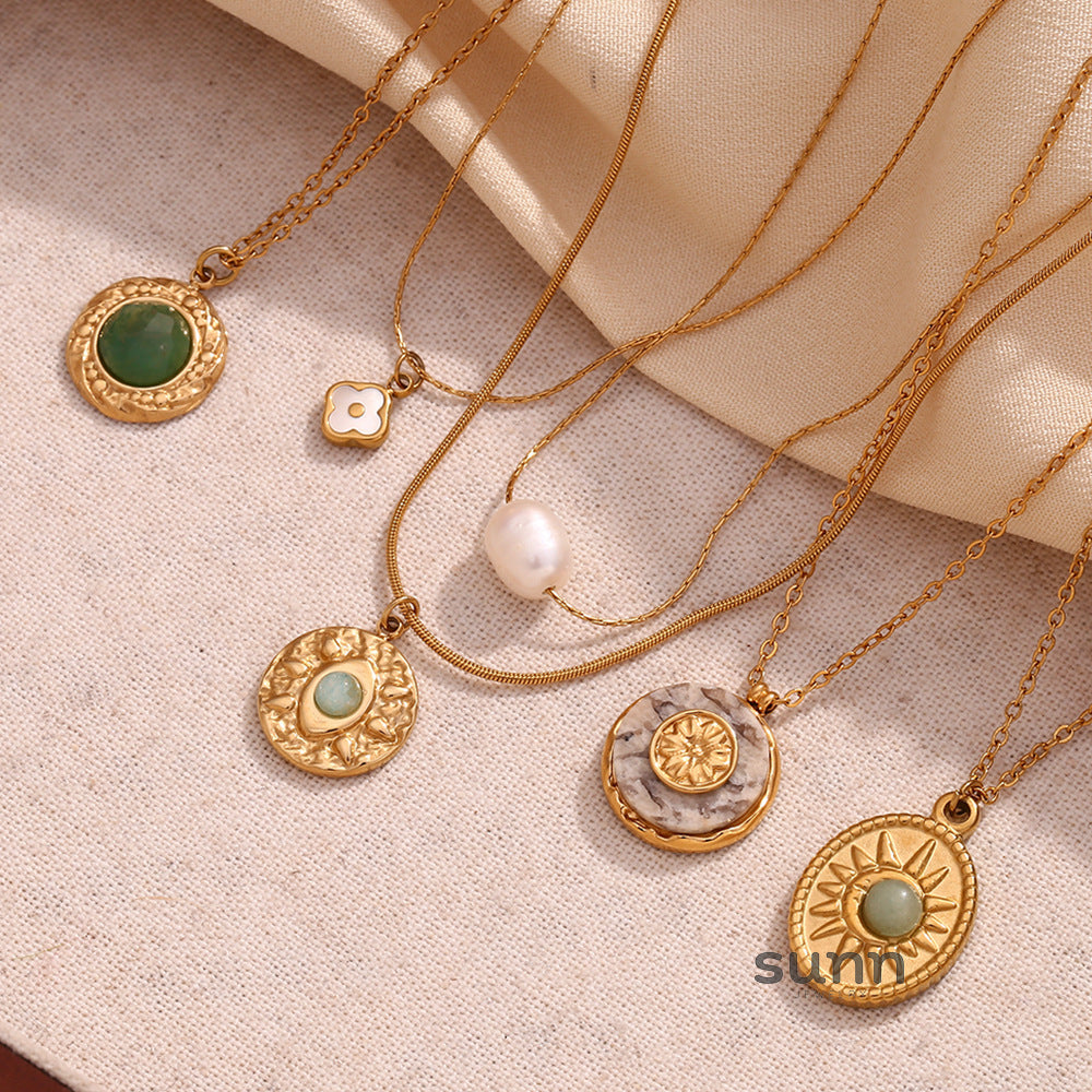 Jean Dainty Stone Necklace [YRP1VKTJ]