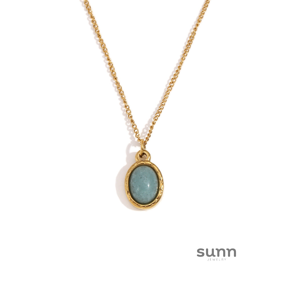 Jean Dainty Stone Necklace [7D9FH9Q2]