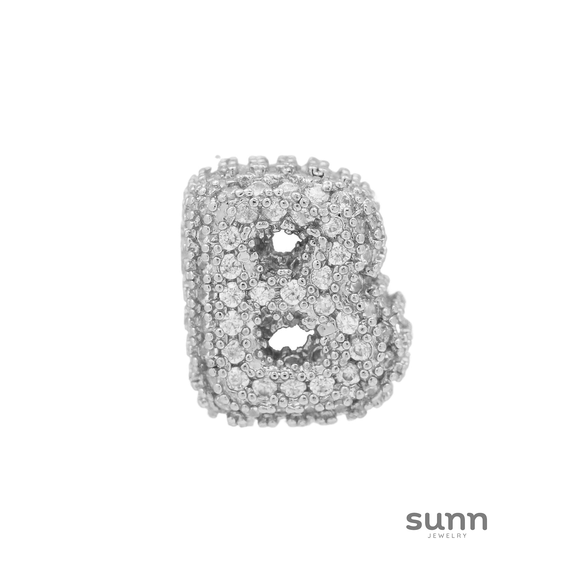 Jehlani Zircon Bubble Letter Necklace [ALJ658FQ]