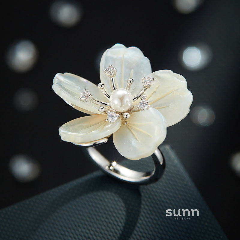 Jemma Bloom Mother-of-Pearl Ring [V59H7Y4A]
