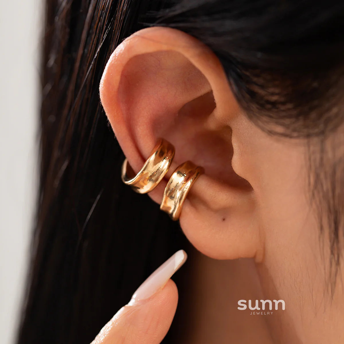 Jenavieve Irregular C-Shape Ear Cuff