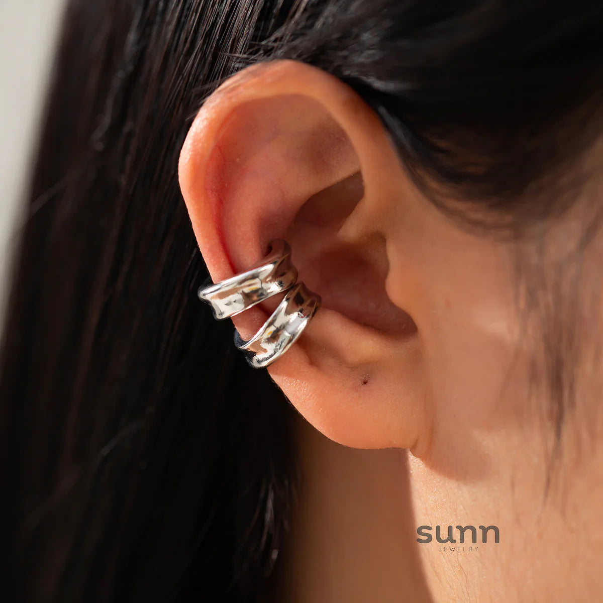 Jenavieve Irregular C-Shape Ear Cuff