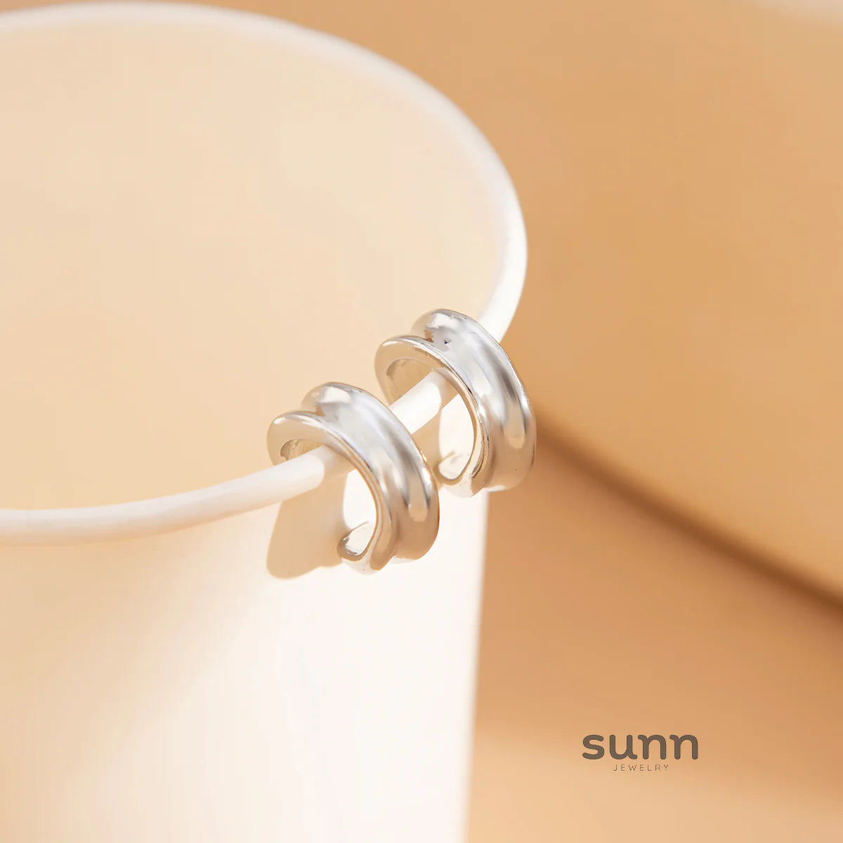 Jenavieve Irregular C-Shape Ear Cuff