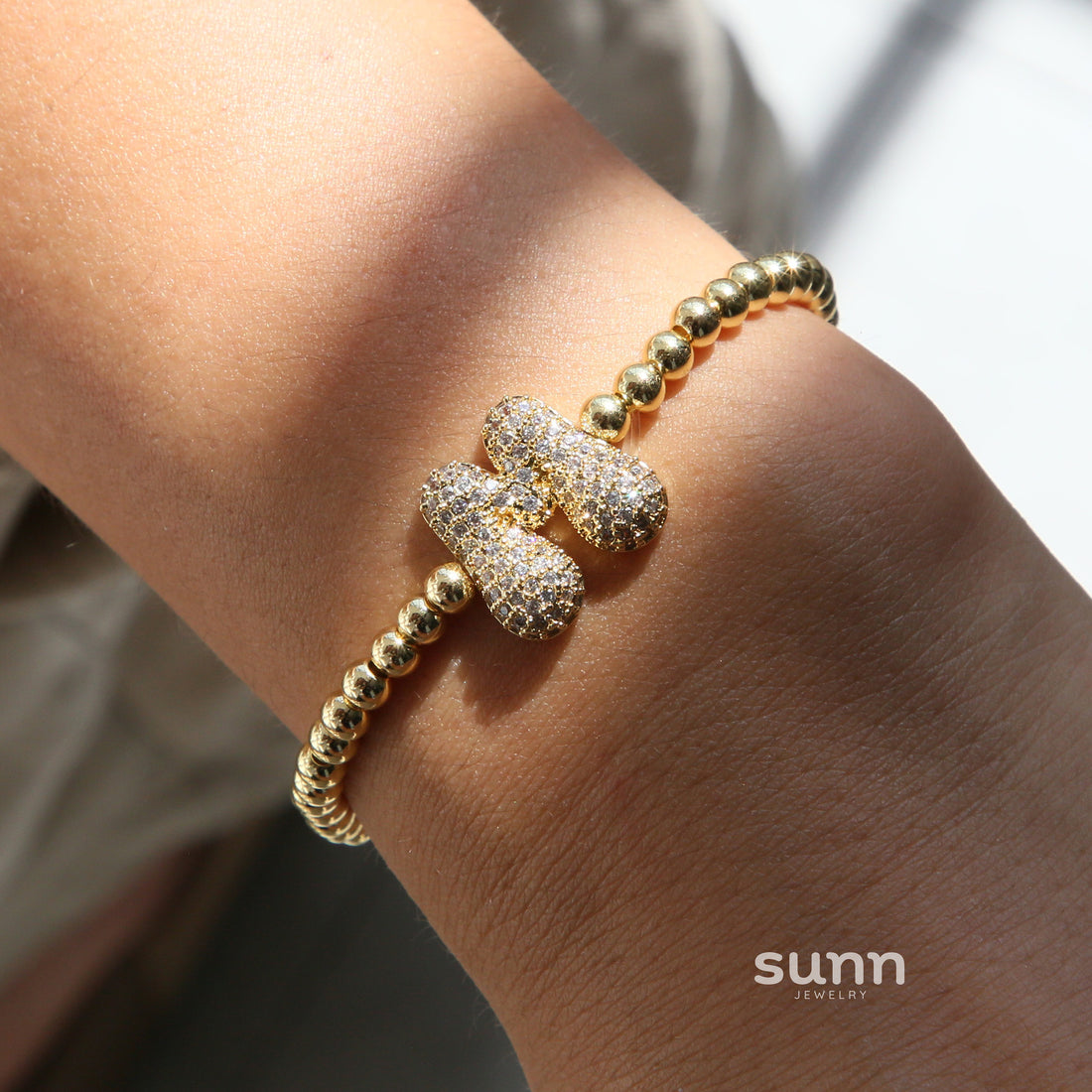 Jenesis Bubble Letter Bracelet [WKCOSI9S]