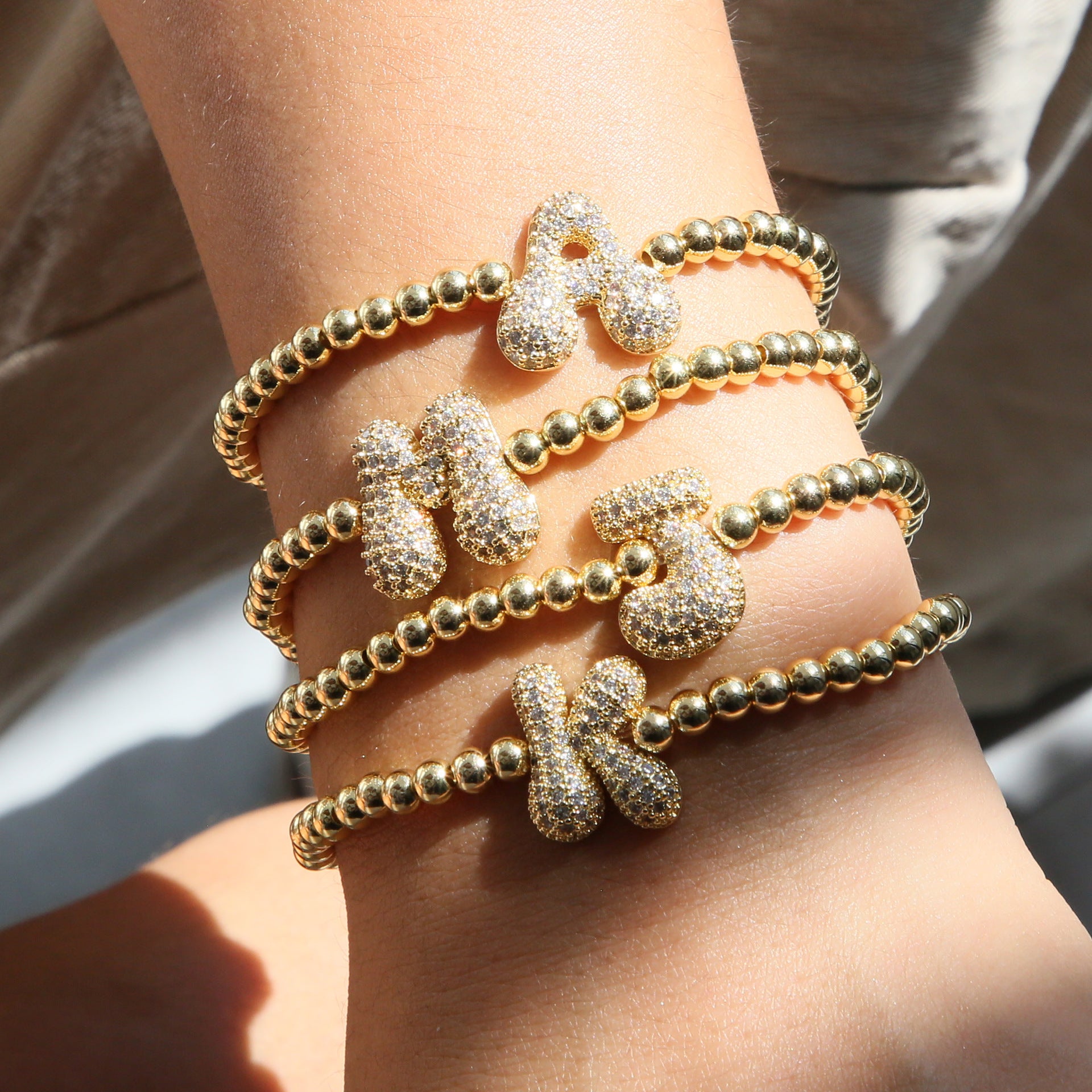 Jenesis Bubble Letter Bracelet [WKCOSI9S]
