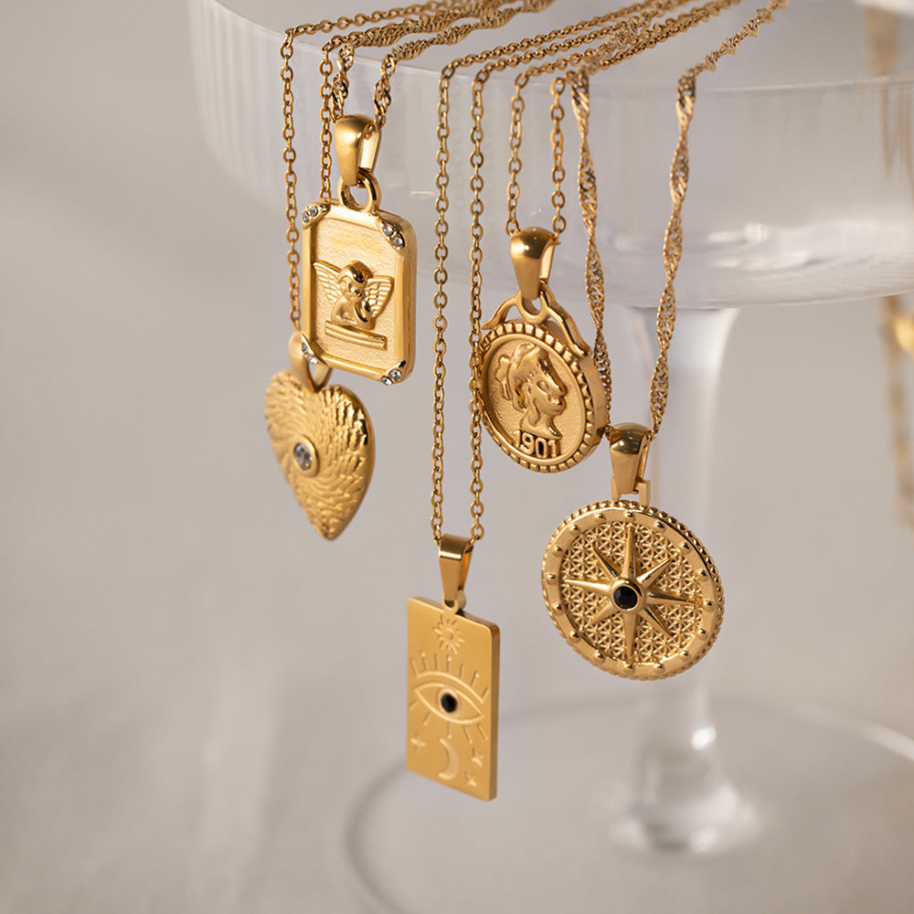 Jenna Coin Chain Necklace [UB6UA04B]