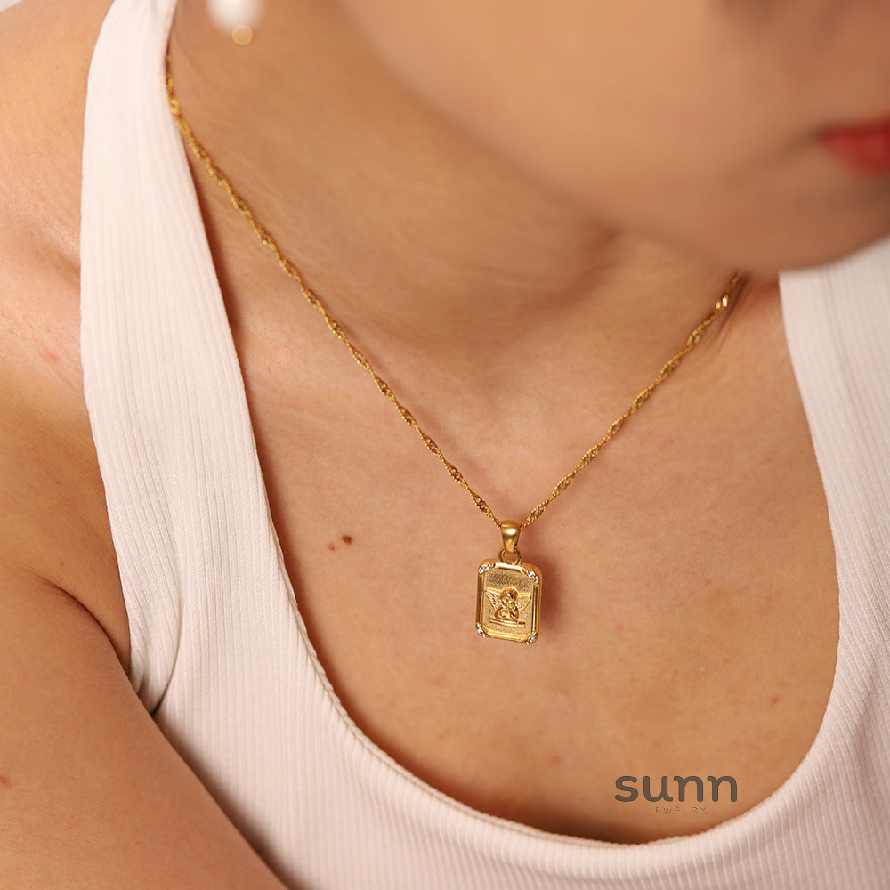 Jenna Coin Chain Necklace [3AO9UA39]