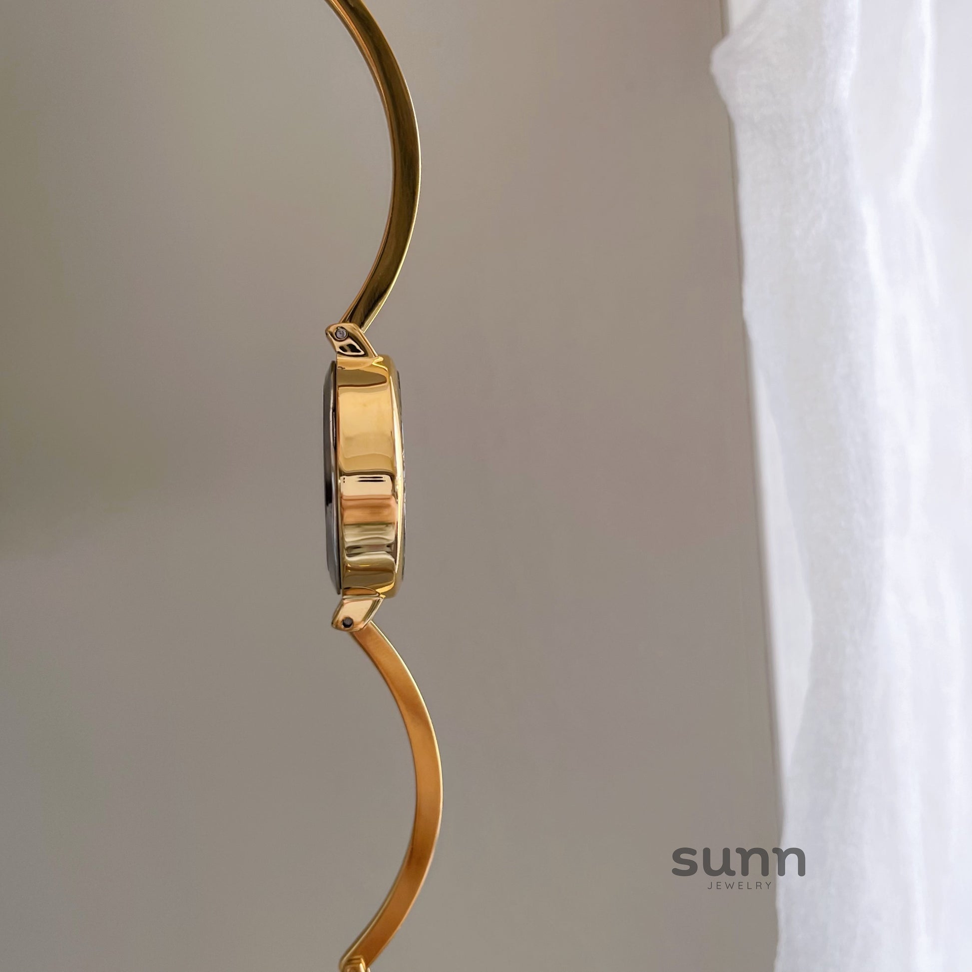 Jensen Square Green Bracelet Watch [X84QA7FY]