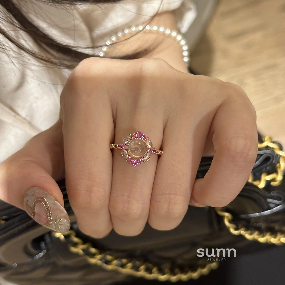 Jentry Rose Quartz Bloom Set [BU7LBB7K]