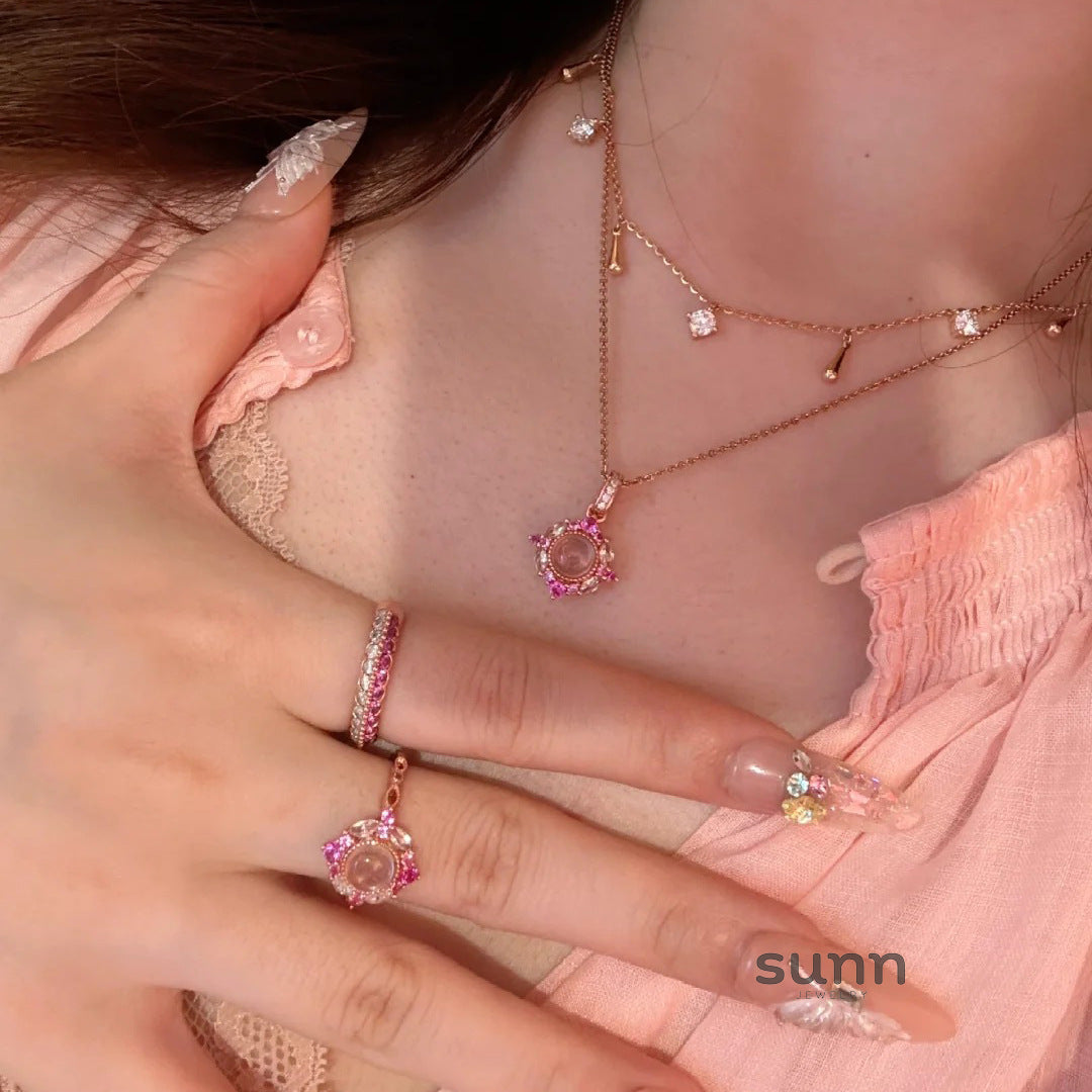 Jentry Rose Quartz Bloom Set [Z75CLGDI]