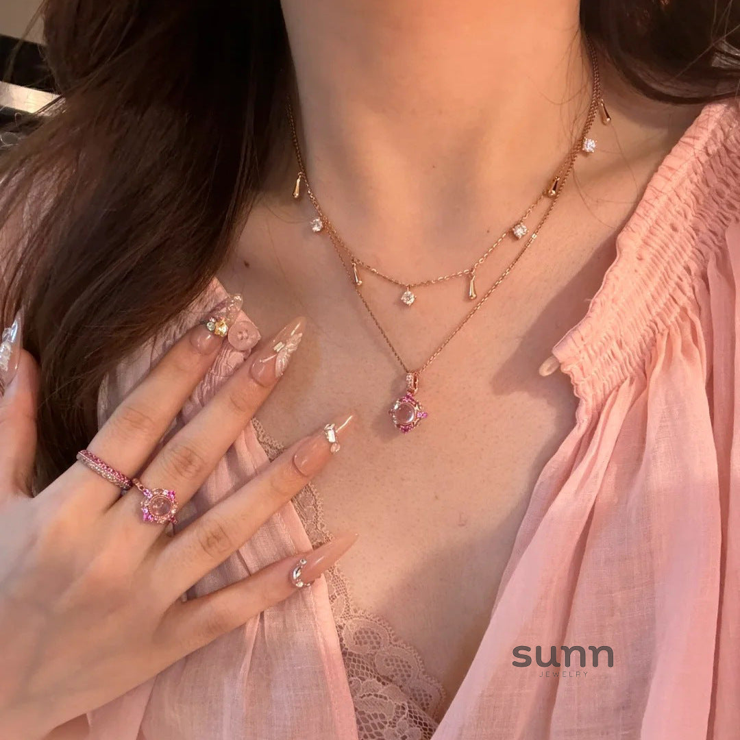 Jentry Rose Quartz Bloom Set [EL5KBTCT]