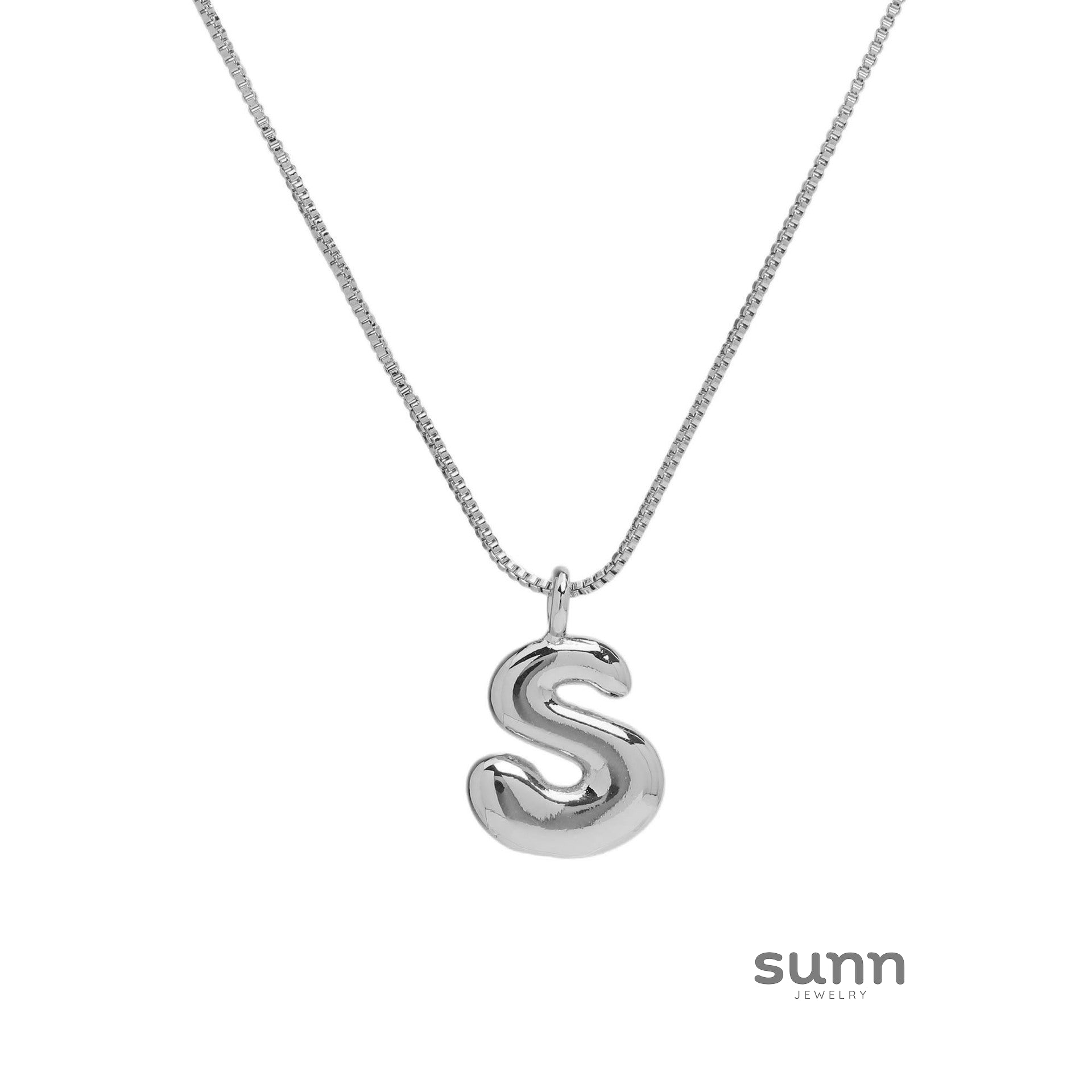 Jesenia Bubble Initial Necklace [K15N5YX4]