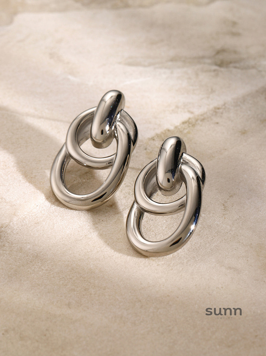 Jesse Winding Hoop Earrings [N74YXSUW]