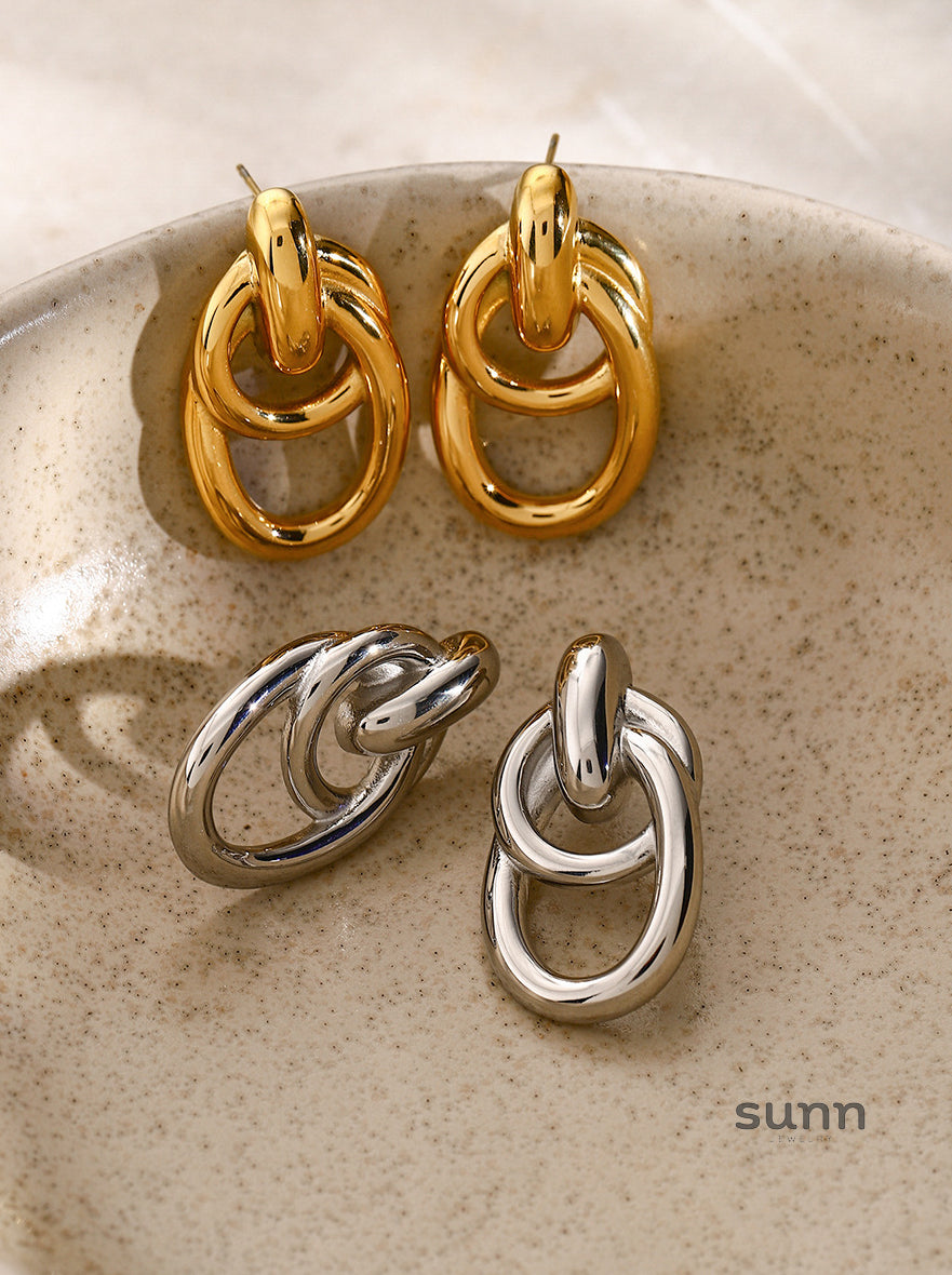 Jesse Winding Hoop Earrings [4VV78NB9]