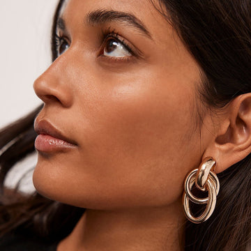 Jesse Winding Hoop Earrings [0H25XO1G]