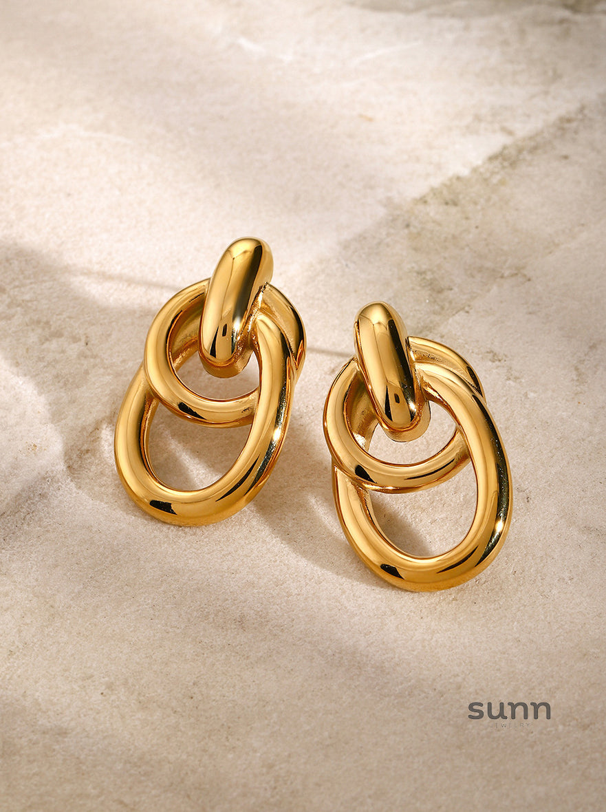 Jesse Winding Hoop Earrings [5F1FJKGM]