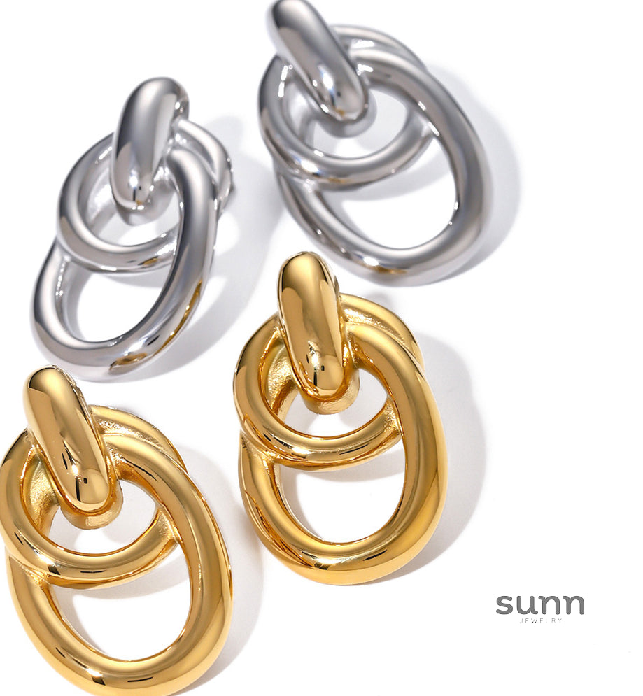 Jesse Winding Hoop Earrings [3VBVXNX4]