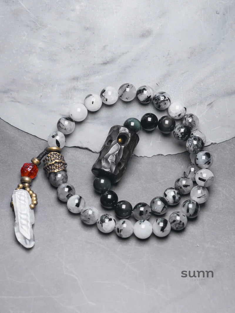 Jessenia Serene Crystal Tassel Bracelet
