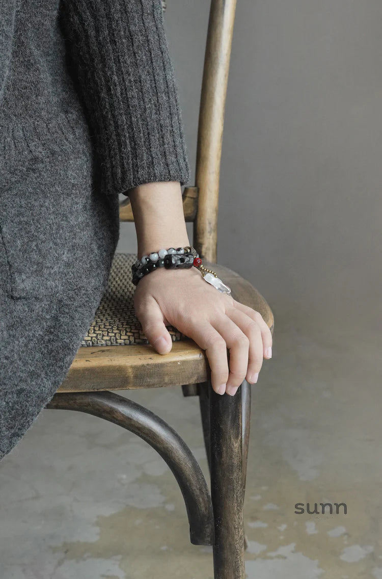 Jessenia Serene Crystal Tassel Bracelet