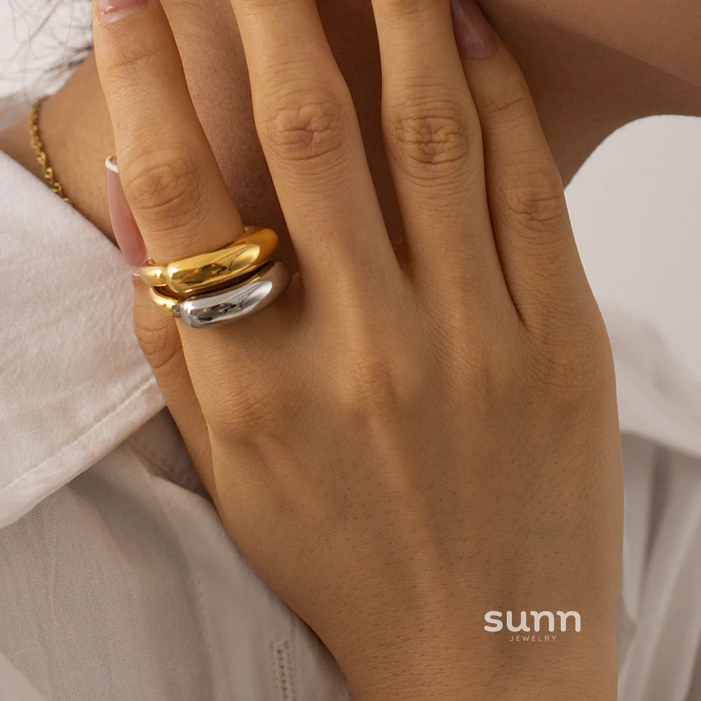 Jessi Gold Sculptural Ring