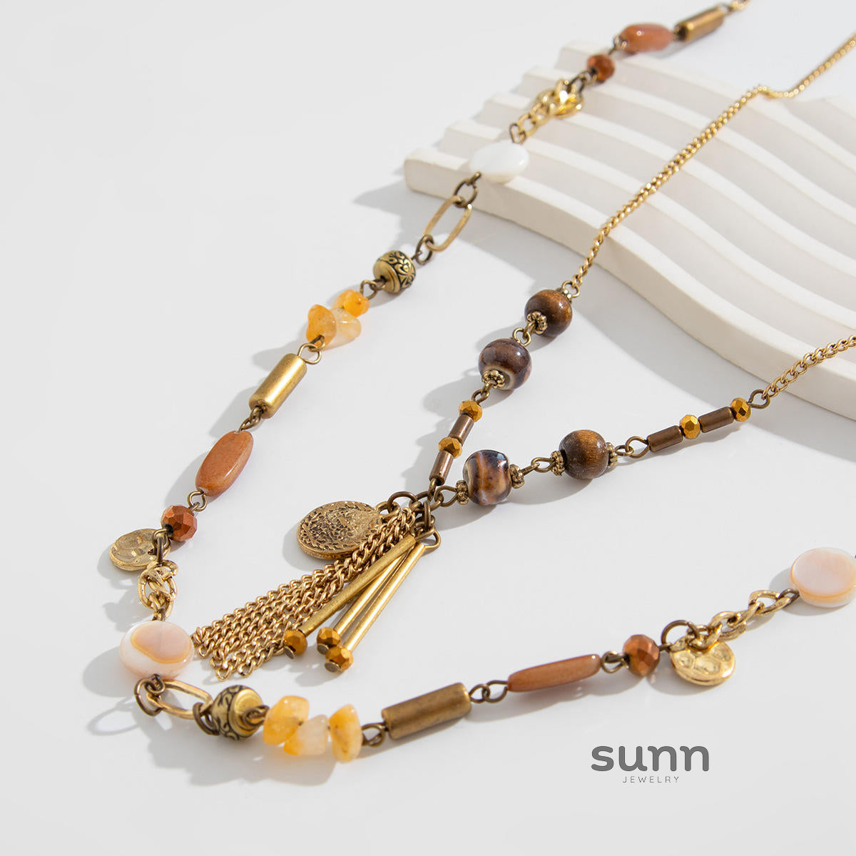 Jessie Asymmetrical Coin Necklace [P95KBQV4]