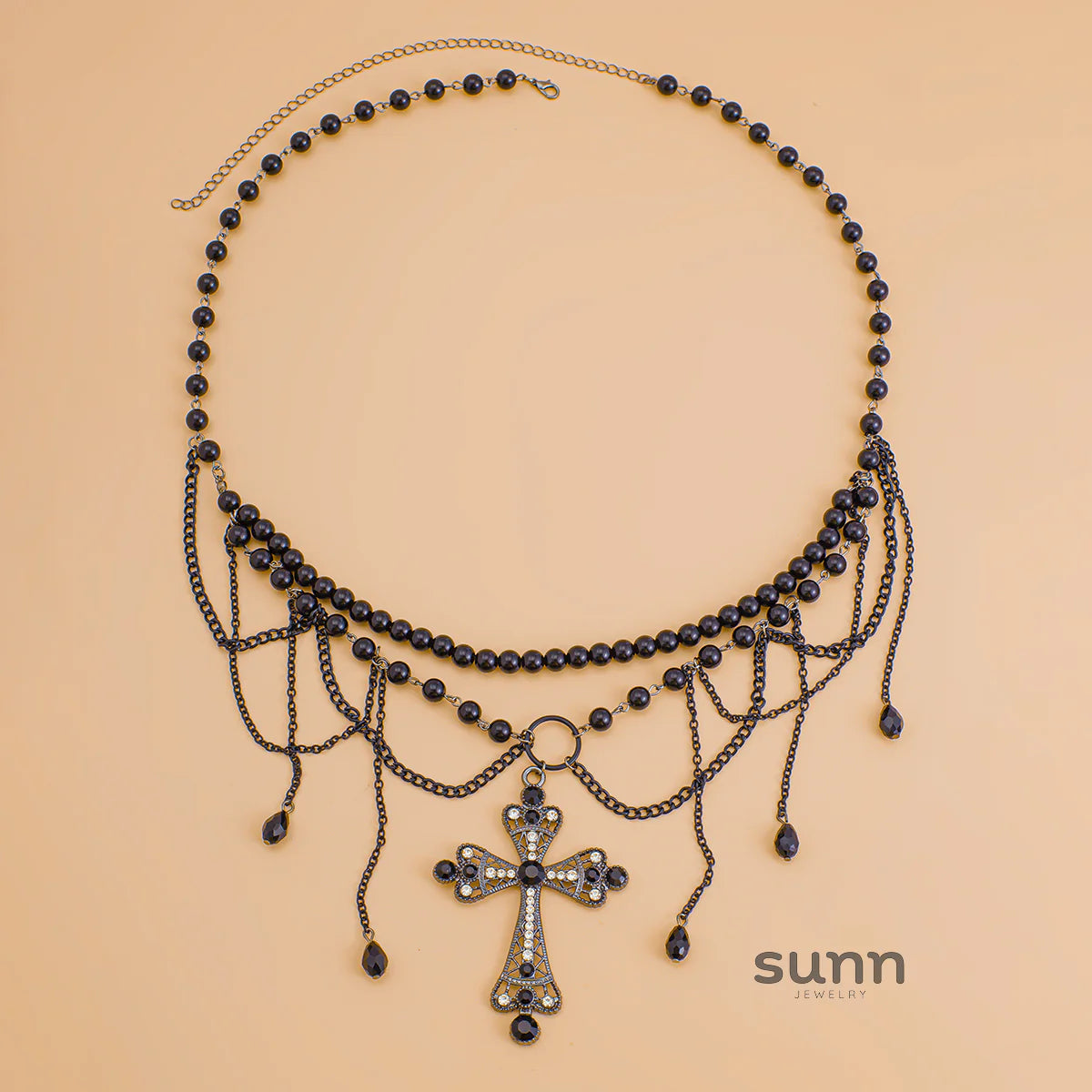 Jesslynn Faux Pearl Waist Chain