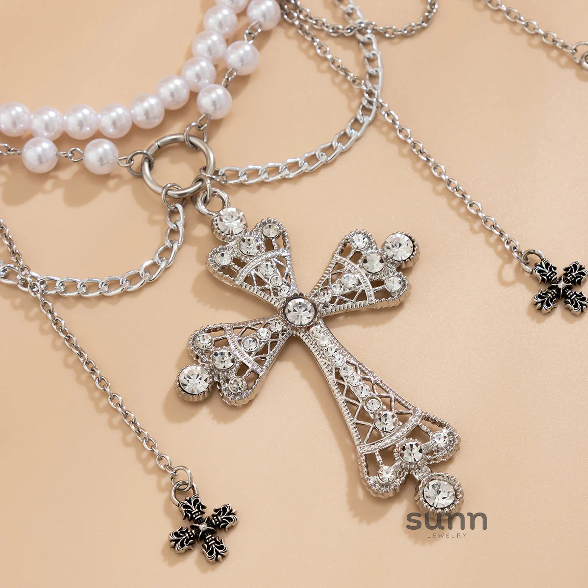 Jesslynn Faux Pearl Waist Chain