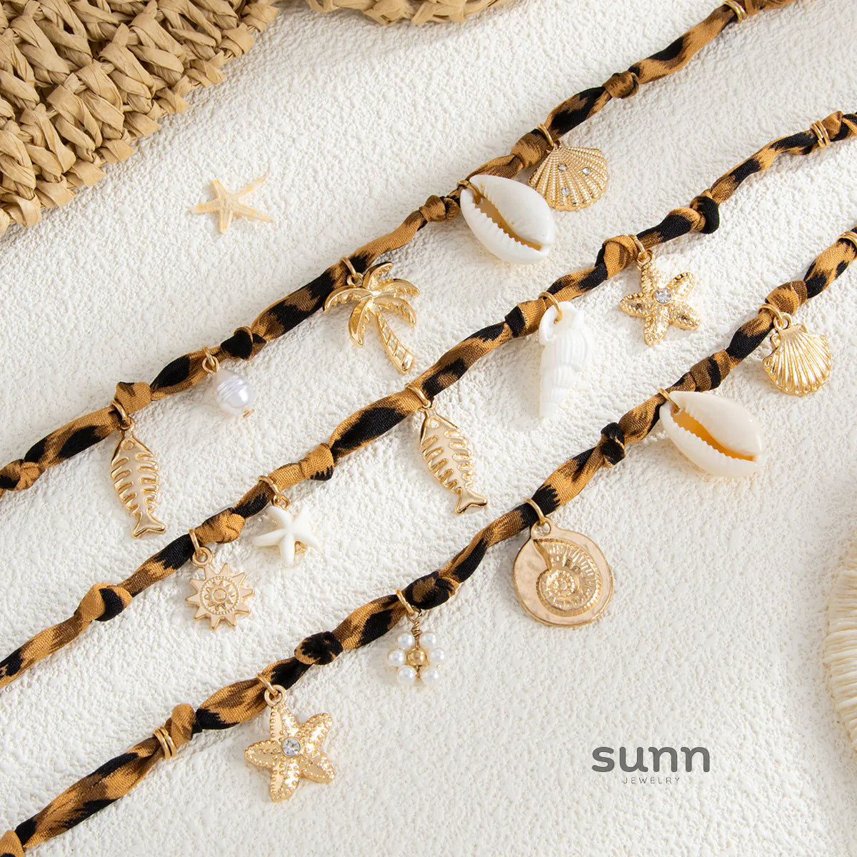 Jesslynn Layered Beach Necklace Set
