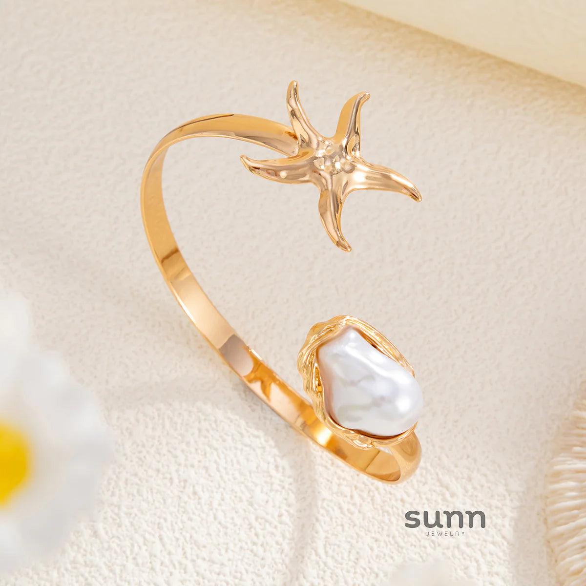 Jewell Ocean Cuff Bracelet