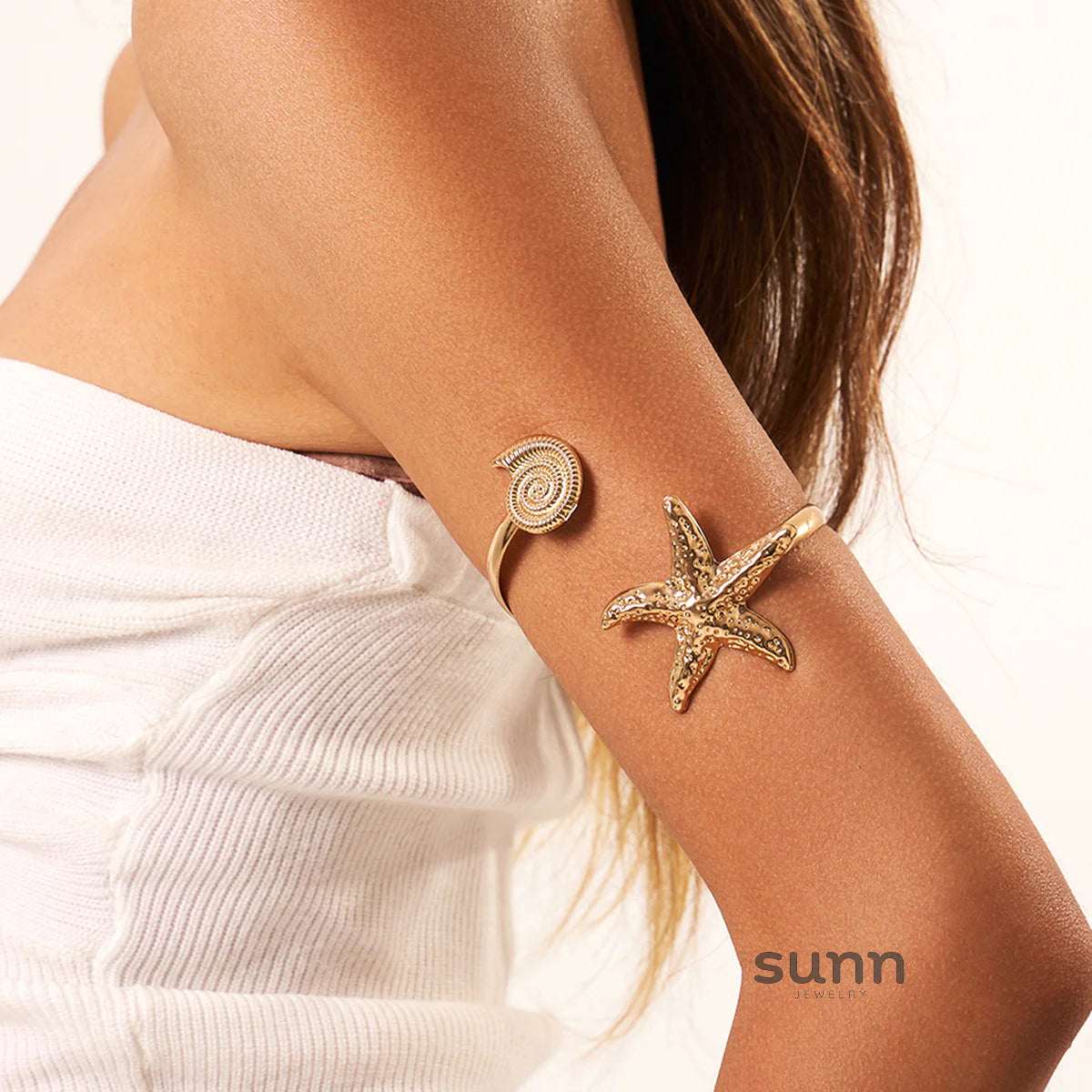 Jewell Ocean Cuff Bracelet