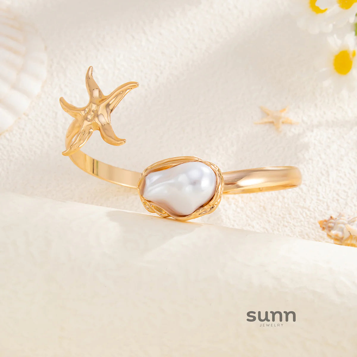 Jewell Ocean Cuff Bracelet