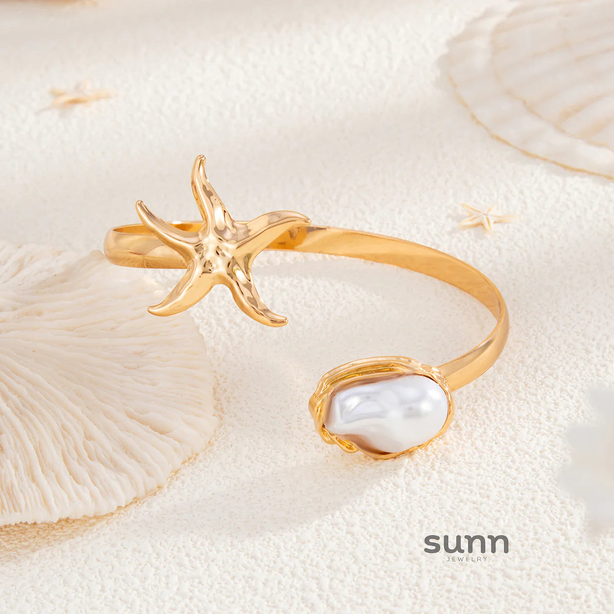Jewell Ocean Cuff Bracelet