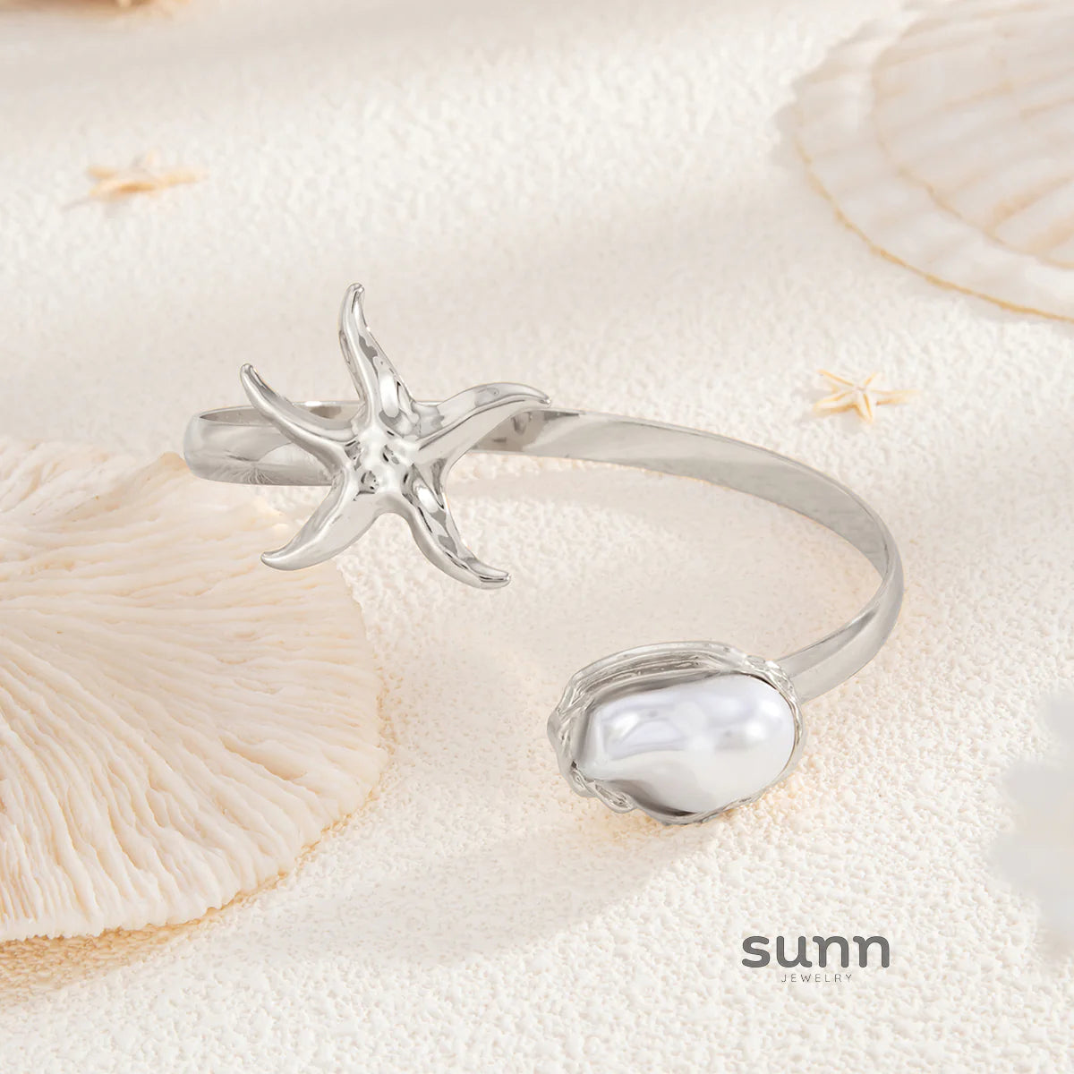 Jewell Ocean Cuff Bracelet