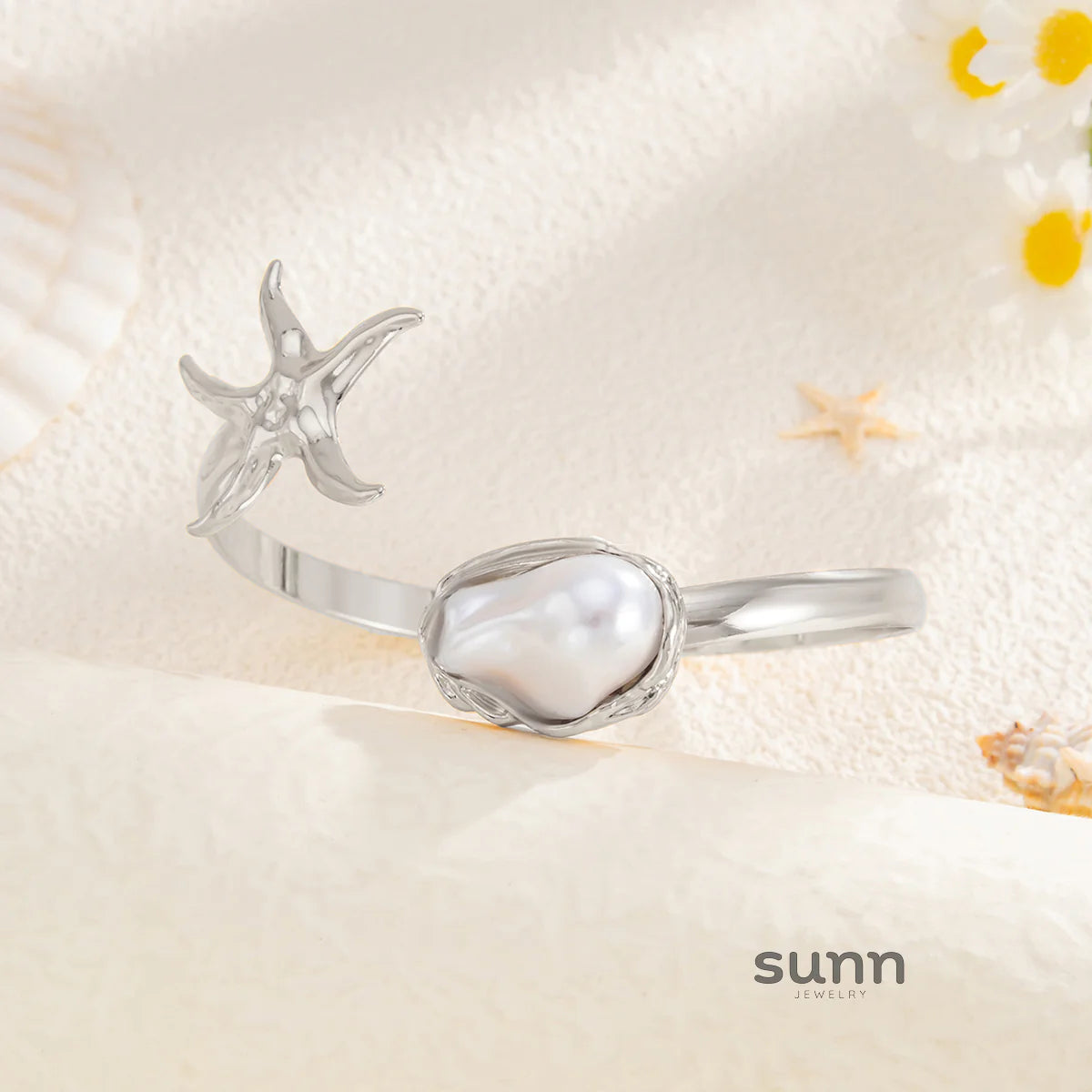 Jewell Ocean Cuff Bracelet