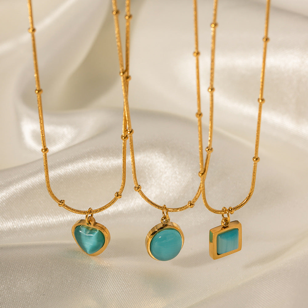 Jewels Iridescent Pendant Necklace [MB9HAZH7]