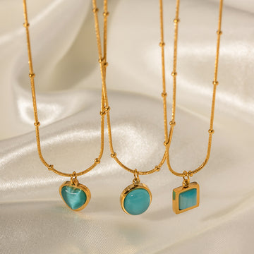 Jewels Iridescent Pendant Necklace [MB9HAZH7]