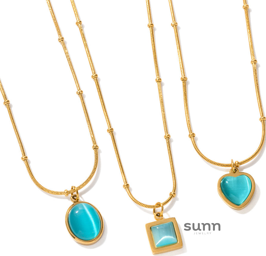 Jewels Iridescent Pendant Necklace [YP75BGZ1]