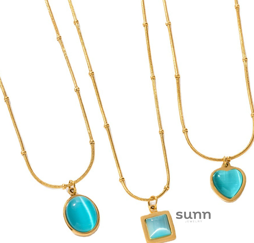 Jewels Iridescent Pendant Necklace [GZ3SIQKD]