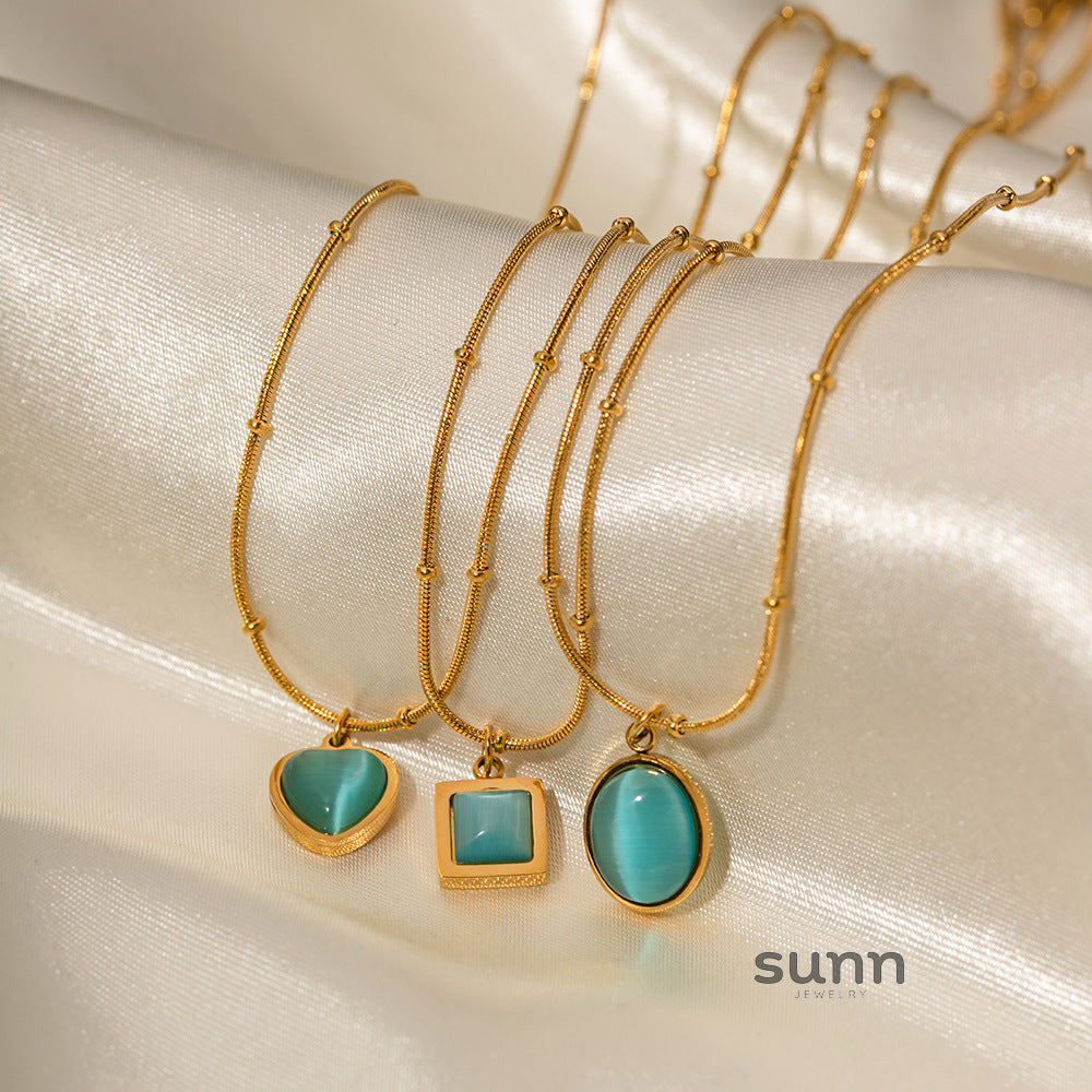 Jewels Iridescent Pendant Necklace [MB9HAZH7]